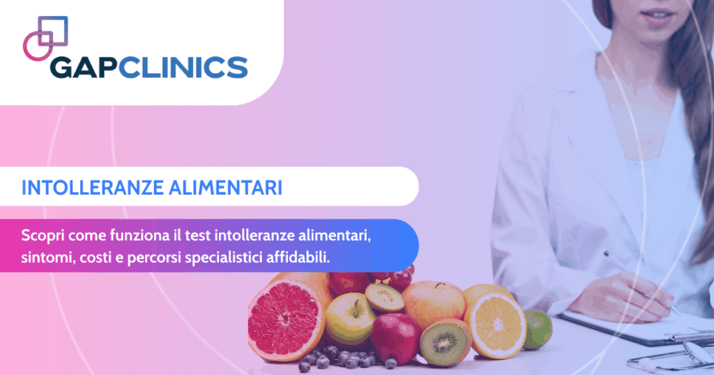 test intolleranze alimentari