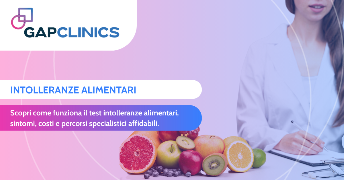 test intolleranze alimentari